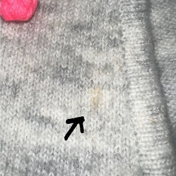 Cat And Jack Pom pom poncho size small/medium - Picture 7 of 7